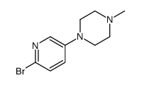 1-(6-Bromo-3-pyridyl)-4-methylpiperazine Structure