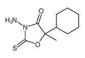 3-amino-5-cyclohexyl-5-methyl-2-sulfanylidene-1,3-oxazolidin-4-one Structure