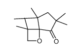 3,3,5,5,7,7-hexamethyl-1-oxaspiro[3.4]octan-8-one structure