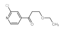 2-CHLORO-4-(3-ETHOXYPROPIONYL)PYRIDINE picture