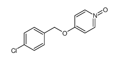 Pyridine, 4-[(4-chlorophenyl)methoxy]-, 1-oxide Structure