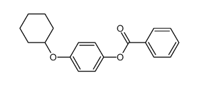 4-(cyclohexyloxy)phenyl benzoate Structure