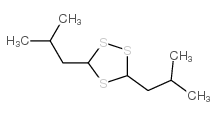 3,5-二异丁基-1,2,4-三硫环戊烷结构式