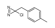 3-chloro-3-[(4-methylphenyl)methyl]diazirine Structure