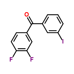 (3,4-Difluorophenyl)(3-iodophenyl)methanone图片