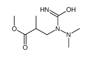 methyl 3-[carbamoyl(dimethylamino)amino]-2-methylpropanoate Structure