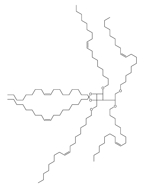 1,2,3,4,5,6-hexa-O-octadec-9-en-1-yl-D-glucitol Structure