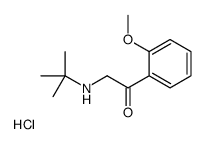 2-(tert-butylamino)-1-(2-methoxyphenyl)ethanone,hydrochloride Structure