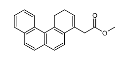 (1,2-Dihydro-benzo[c]phenanthren-4-yl)-acetic acid methyl ester Structure