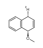 trans-4-deuterio-1,4-dihydro-1-methoxynaphthalene结构式