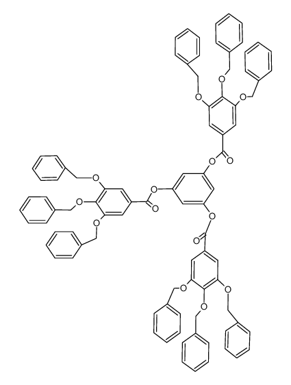 1,3,5-Benzenetriyl tris<(3,4,5-tribenzyloxy)benzoate>结构式