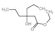 Hexanoicacid, 3-hydroxy-3-propyl-, ethyl ester结构式