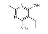 6-amino-5-ethyl-2-methyl-1H-pyrimidin-4-one Structure