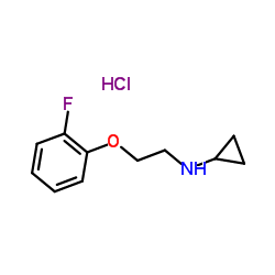 N-[2-(2-Fluorophenoxy)ethyl]cyclopropanamine hydrochloride (1:1) structure