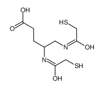 4,5-bis[(2-sulfanylacetyl)amino]pentanoic acid结构式