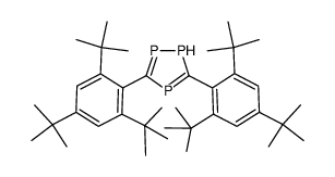 3,5-bis(2,4,6-tri-tert-butylphenyl)-1H-1,2,4-triphosphole Structure