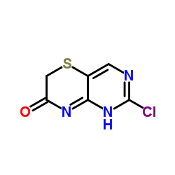 2-Chloro-1H-pyrimido[5,4-b][1,4]thiazin-7(6H)-one Structure