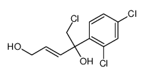 5-chloro-4-(2,4-dichlorophenyl)pent-2-ene-1,4-diol结构式