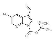 tert-Butyl 3-formyl-5-methyl-1H-pyrrolo[2,3-b]pyridine-1-carboxylate picture