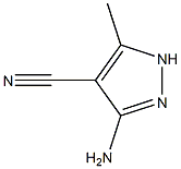 3-amino-5-methyl-1H-pyrazole-4-carbonitrile Structure