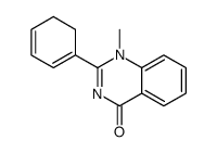 2,3-Dihydro-1-methyl-2-phenylquinazolin-4(1H)-one结构式