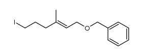 (E)-1-benzyloxy-6-iodo-3-methyl-2-hexene Structure