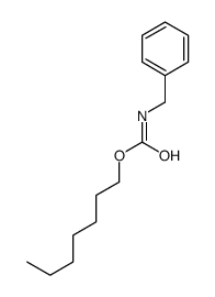 heptyl N-benzylcarbamate Structure