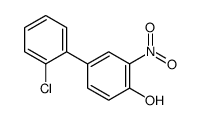 4-(2-chlorophenyl)-2-nitrophenol结构式