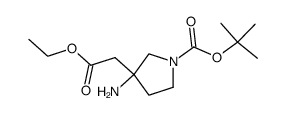 Ethyl (3-Amino-1-Boc-Pyrrolidin-3-Yl)-Acetate picture