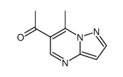 1-(7-methylpyrazolo[1,5-a]pyrimidin-6-yl)ethanone Structure