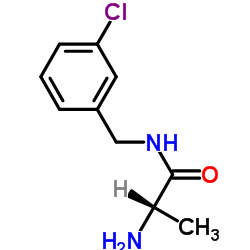 N-(3-Chlorobenzyl)alaninamide结构式