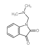 1-二甲基氨基-1H-吲哚-2,3-二酮结构式