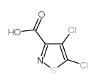 4,5-二氯异噻唑-3-羧酸结构式