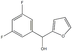 (3,5-difluorophenyl)-(furan-2-yl)methanol结构式