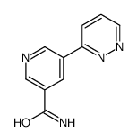 5-pyridazin-3-ylpyridine-3-carboxamide结构式