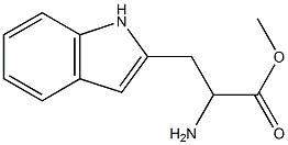 methyl 2-amino-3-(1H-indol-2-yl)propanoate structure