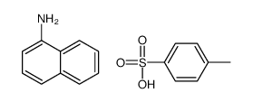 4-methylbenzenesulfonic acid,naphthalen-1-amine结构式