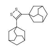 3,4-di(1-adamantyl)-1,2-dithiete Structure