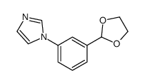 1-[3-(1,3-二氧杂烷-2-基)苯基]-1H-咪唑图片