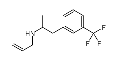 N-Allyl-α-methyl-3-(trifluoromethyl)phenethylamine结构式