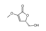 2(5H)-Furanone, 5-(hydroxymethyl)-3-methoxy-, (S)- (9CI) Structure