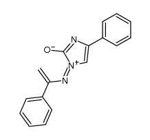 (Z)-4-phenyl-1-((1-phenylvinyl)imino)-1H-imidazol-1-ium-2-olate结构式