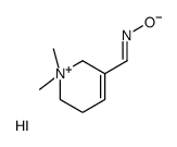 (NE)-N-[(1,1-dimethyl-3,6-dihydro-2H-pyridin-1-ium-5-yl)methylidene]hydroxylamine,iodide Structure