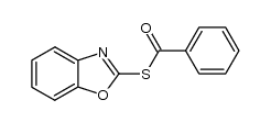 S-(benzoxazol-2-yl) thiobenzolate Structure