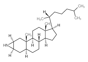 2β,3β-Imino-cholestan结构式