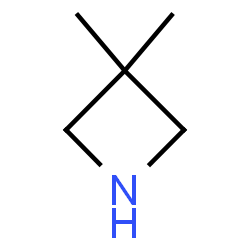 3,3-dimethylazetidine hydrochloride structure