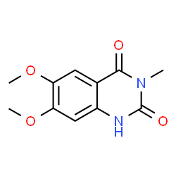 6,7-Dimethoxy-3-methylquinazoline-2,4(1H,3H)-dione structure