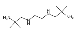 N,N'-Bis-(2-amino-2-methyl-propyl)-ethylendiamin Structure