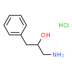 1-AMINO-2-HYDROXY-3-PHENYLPROPANE HCL Structure