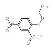 Benzenesulfenic acid,2,4-dinitro-, ethyl ester结构式